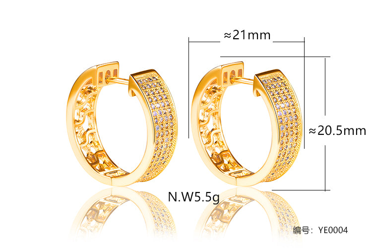 Brincos Luxo e Leveza YE0004