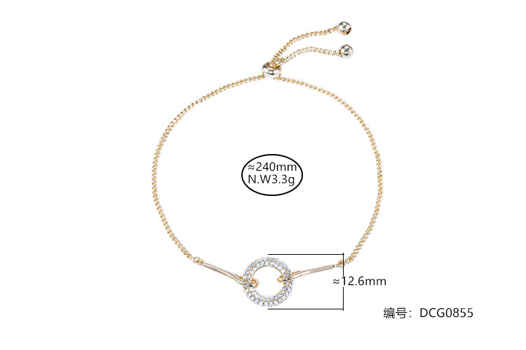 Pulseira Elo Decorado DCG0855