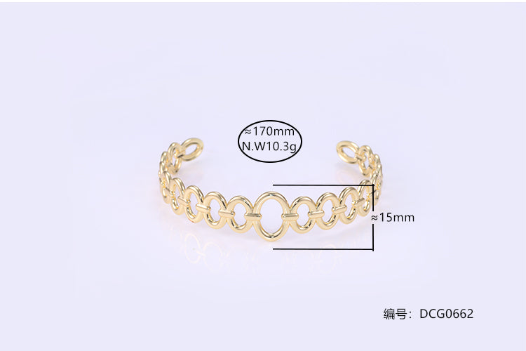 Bracelete elos lisos DCG0662