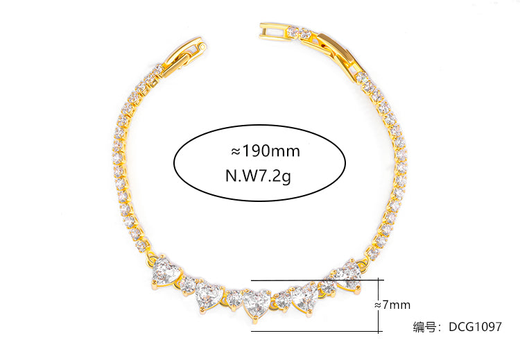 Pulseira Riviera Coracoes DCG1097