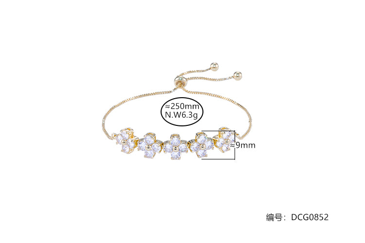 Pulseira Flores encantadas DCG0852