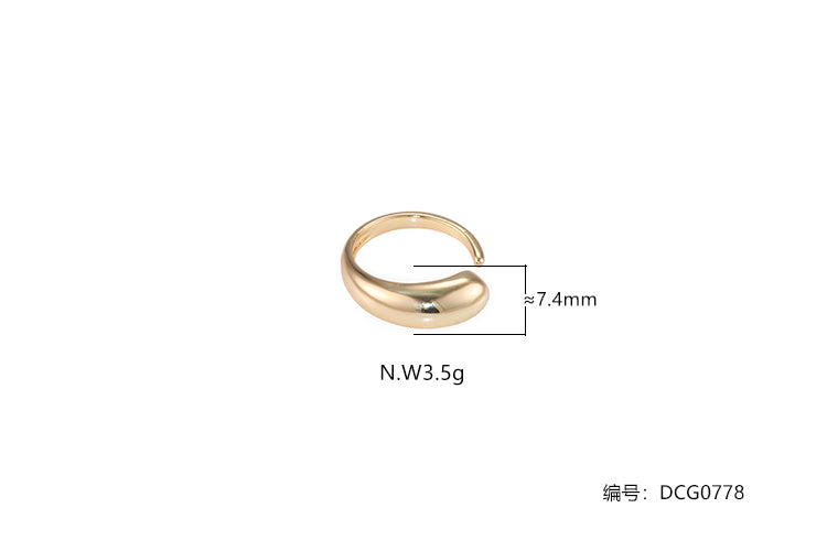 Anel liso gota ajustavel DCG0778