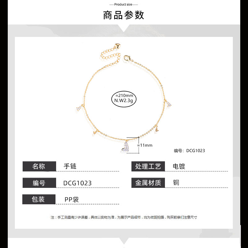 Tornozeleira Luxo Exclusivo DCG1023