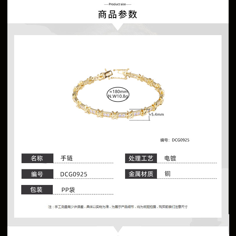 Pulseira Riviera Inspiracao X DCG0925