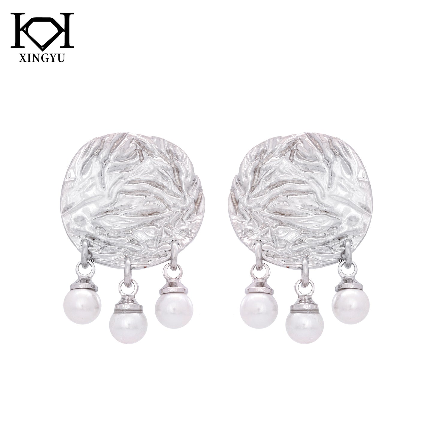 Brinco Martelado com Pérola