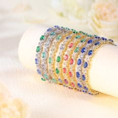 Pulseira Vidro Lapidado  XYH100542