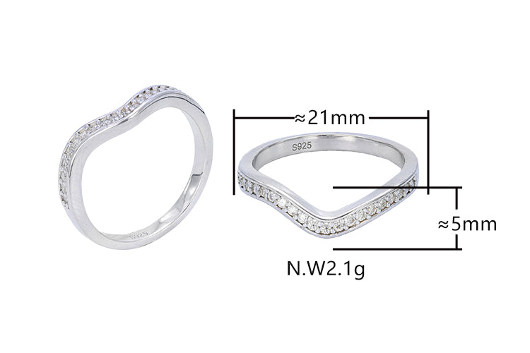 Anel Realeza Prata 925 e Moissanite XYR101496