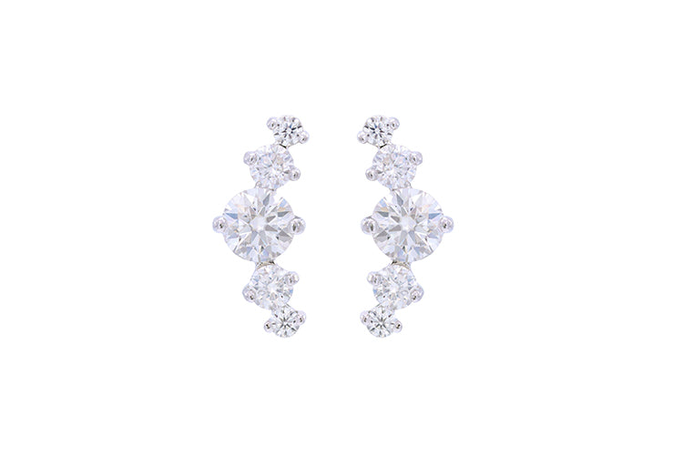 Brincos Prata 925 e moissanite XYE104912