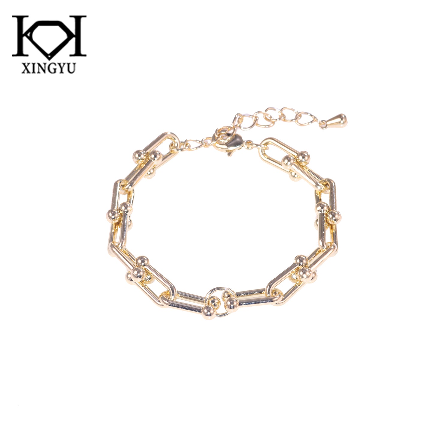 Pulseira inspiracao elos lisos DCG0438