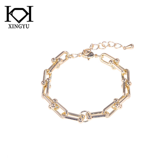 Pulseira inspiracao elos lisos DCG0438