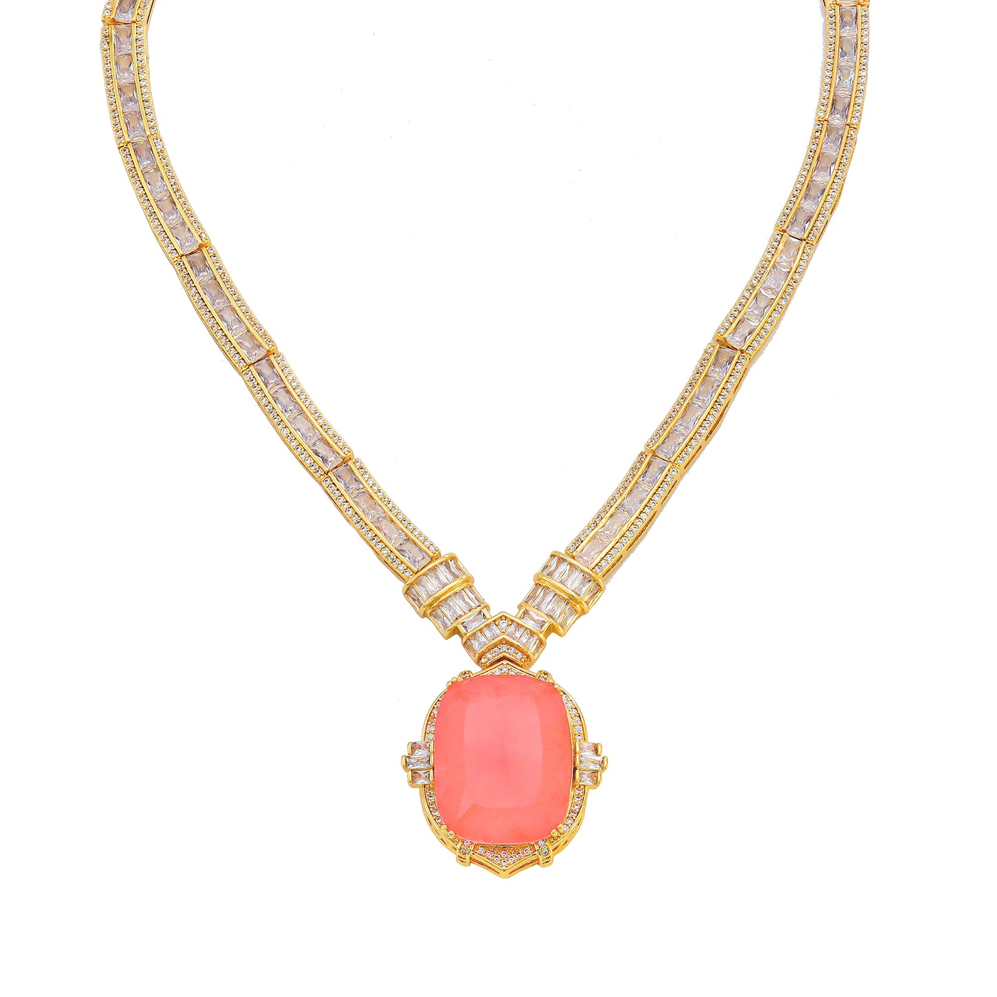 Colar Super Luxuosa pedra Fusion XYN100766