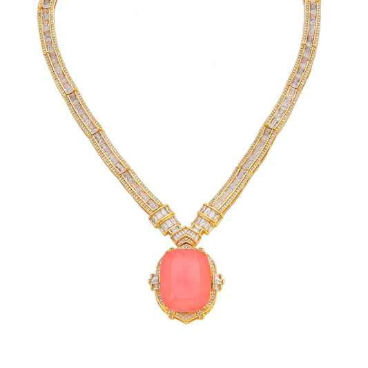 Colar Super Luxuosa pedra Fusion XYN100766