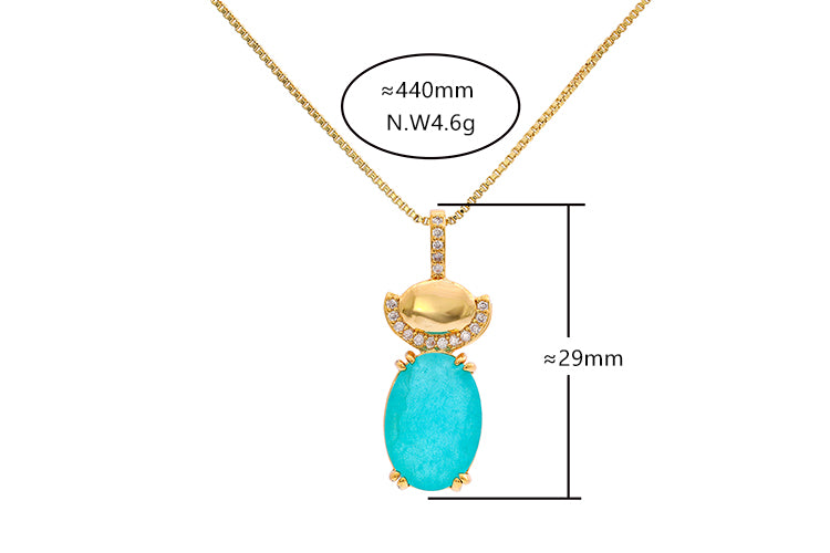 Colar gota Fusion perfeita XYS101760
