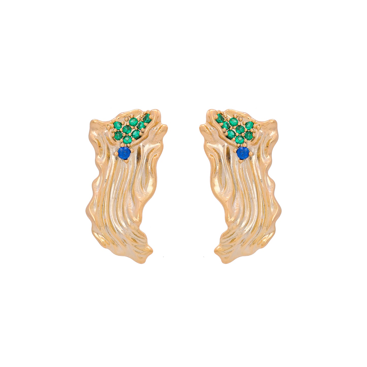 Brincos Folhas luxo XYE105497