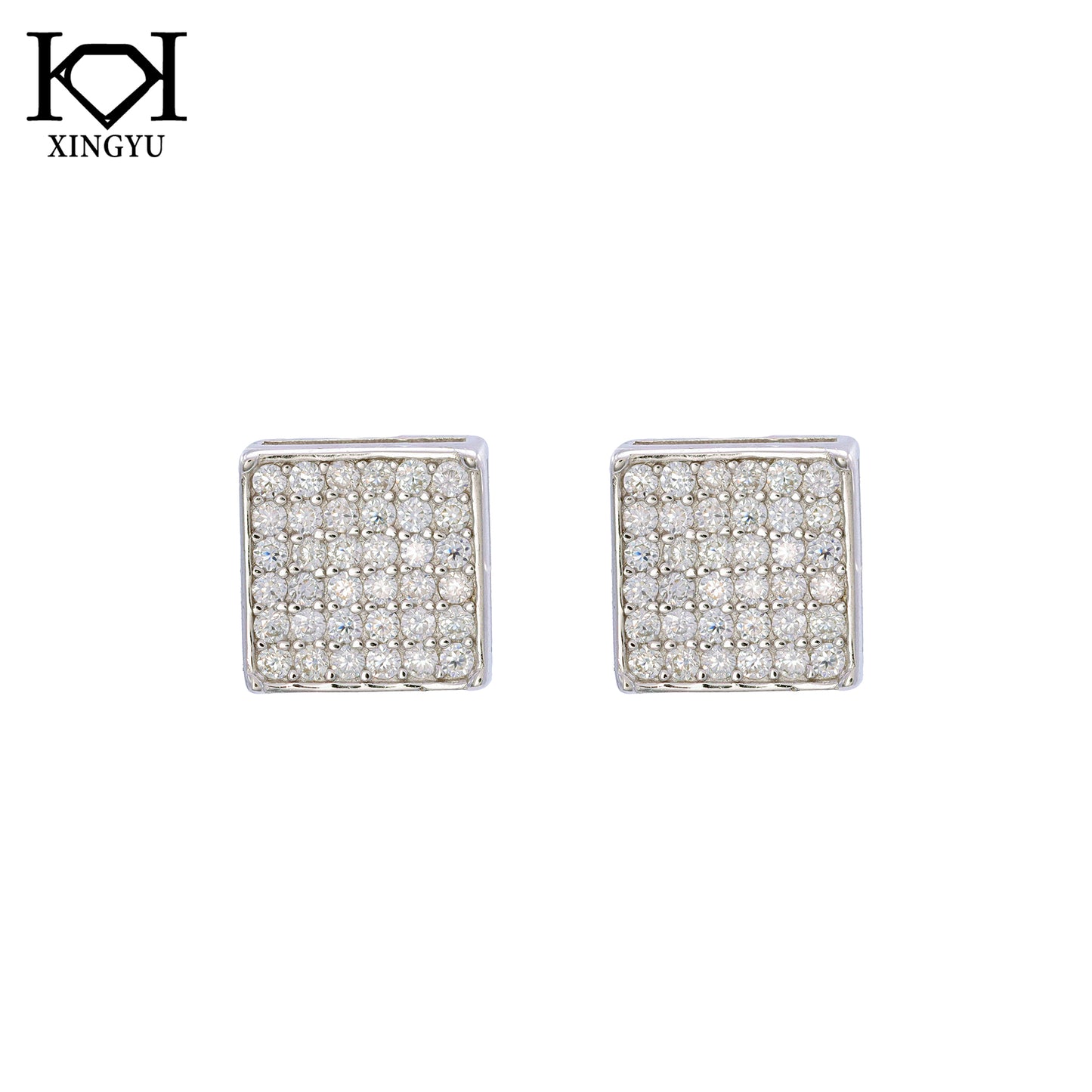 Brincos Encanto Prata 925 e moissanite XYE104916