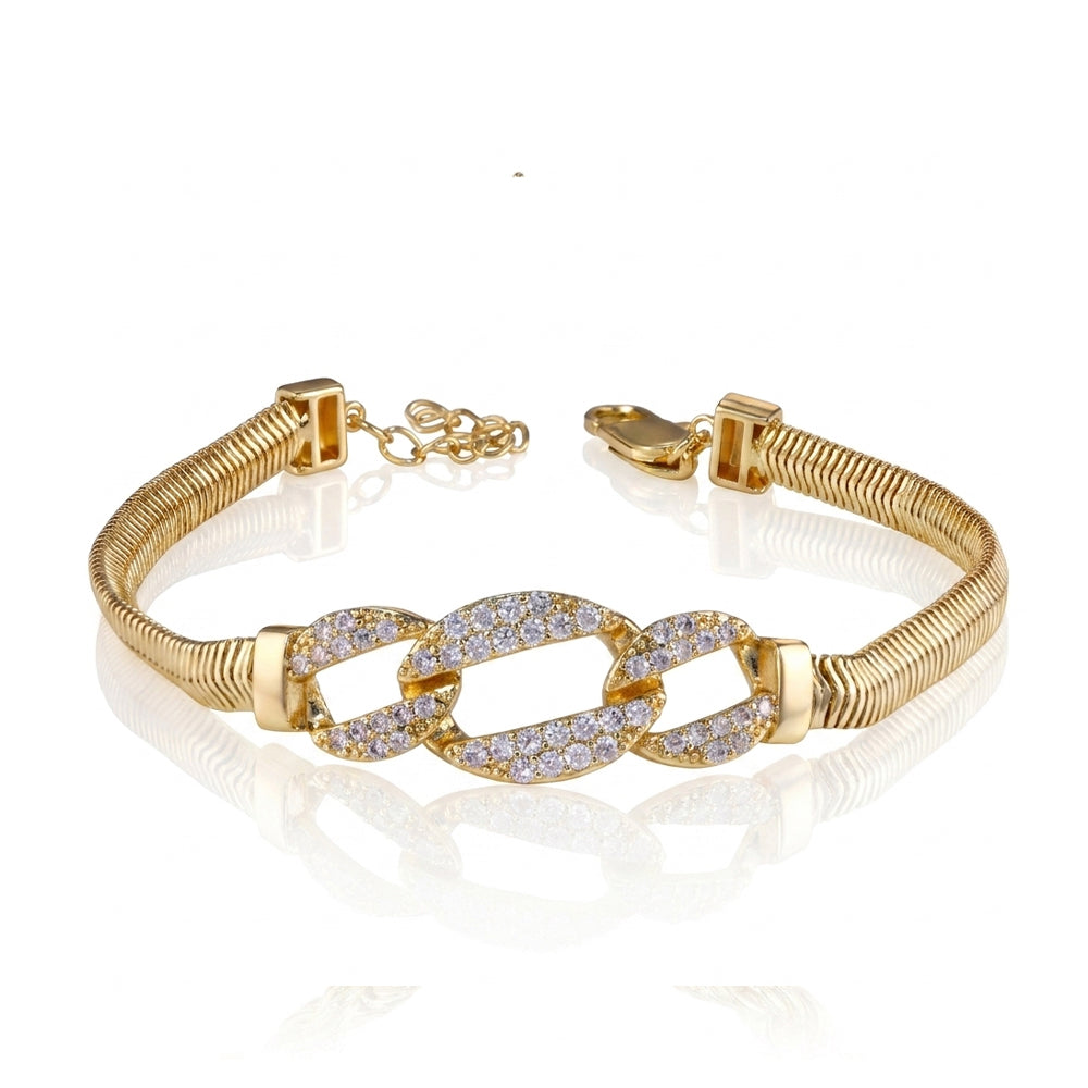 Pulseira Elos Cravejados DCG1592