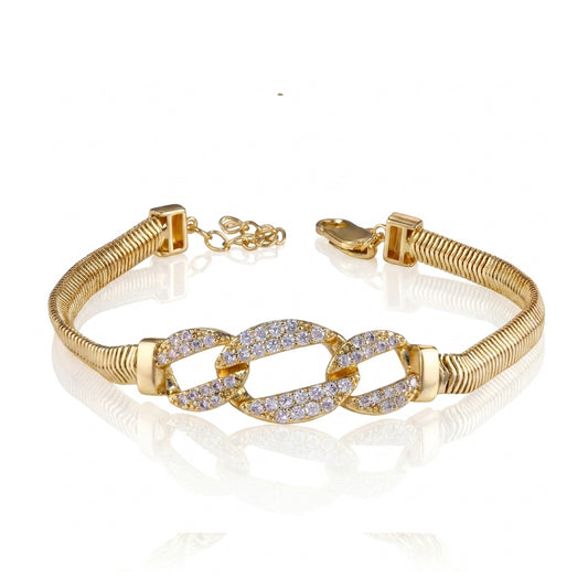 Pulseira Elos Cravejados DCG1592
