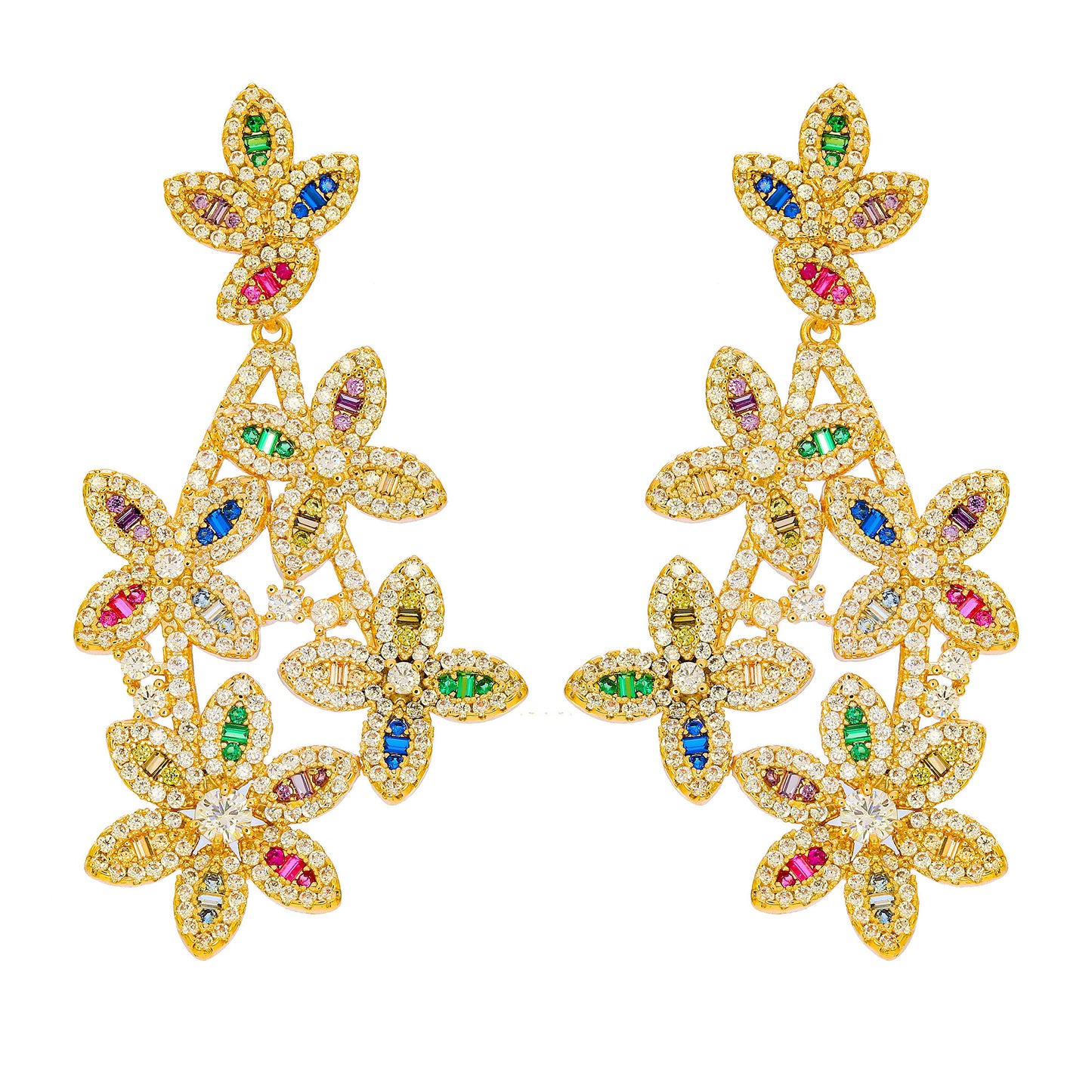 Brinco flores Magnificas  - XYE104906