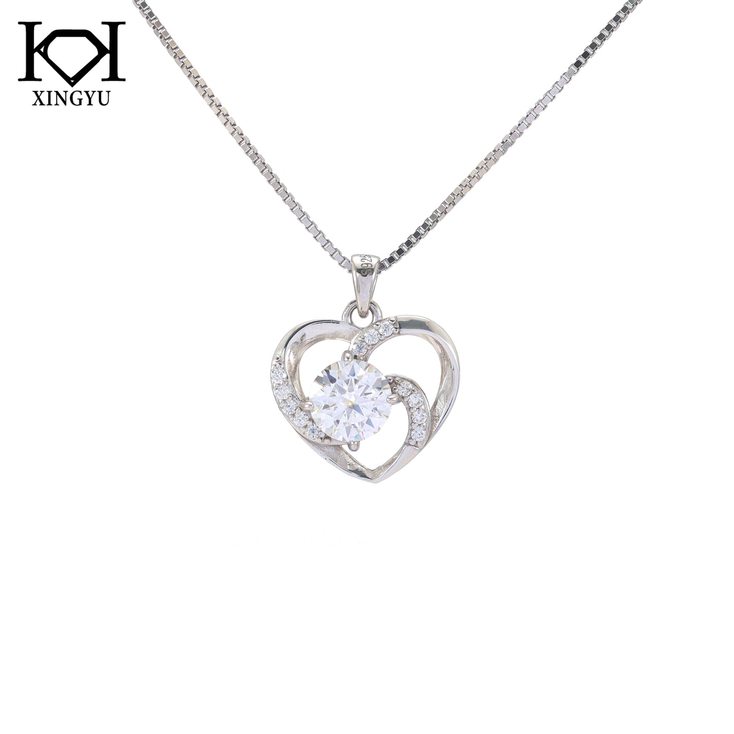 Colar Encanto Prata 925 e Moissanite XYN101333