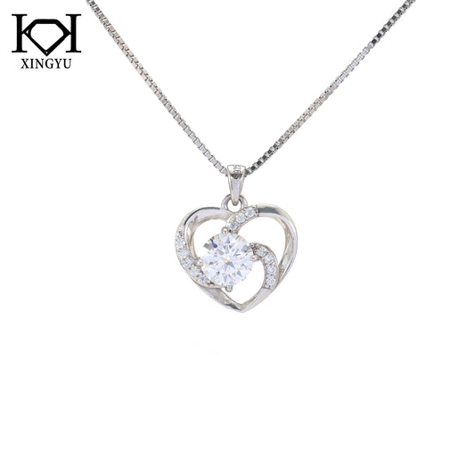 Colar Encanto Prata 925 e Moissanite XYN101333