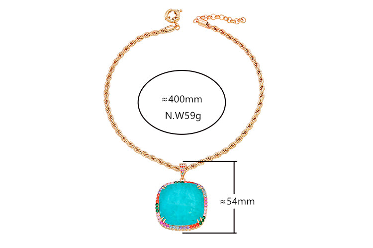 Pingente pedra Fusion XYS101553