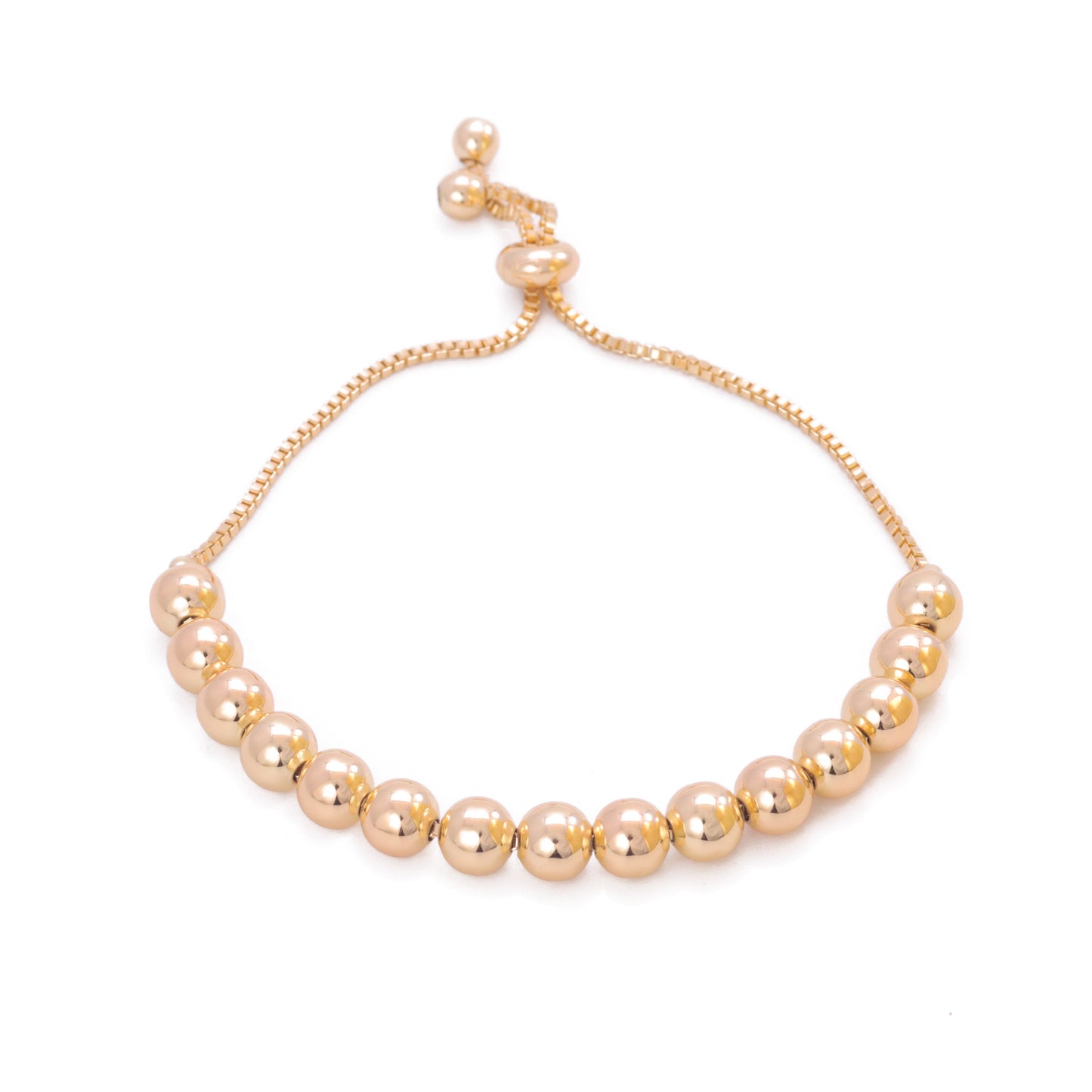 Pulseira Ajustavel Esferas Lisas DCG0145