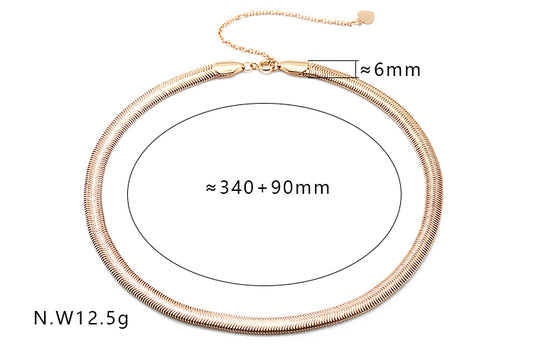 Colar Malha Super Premium  38+5 cm  6mm