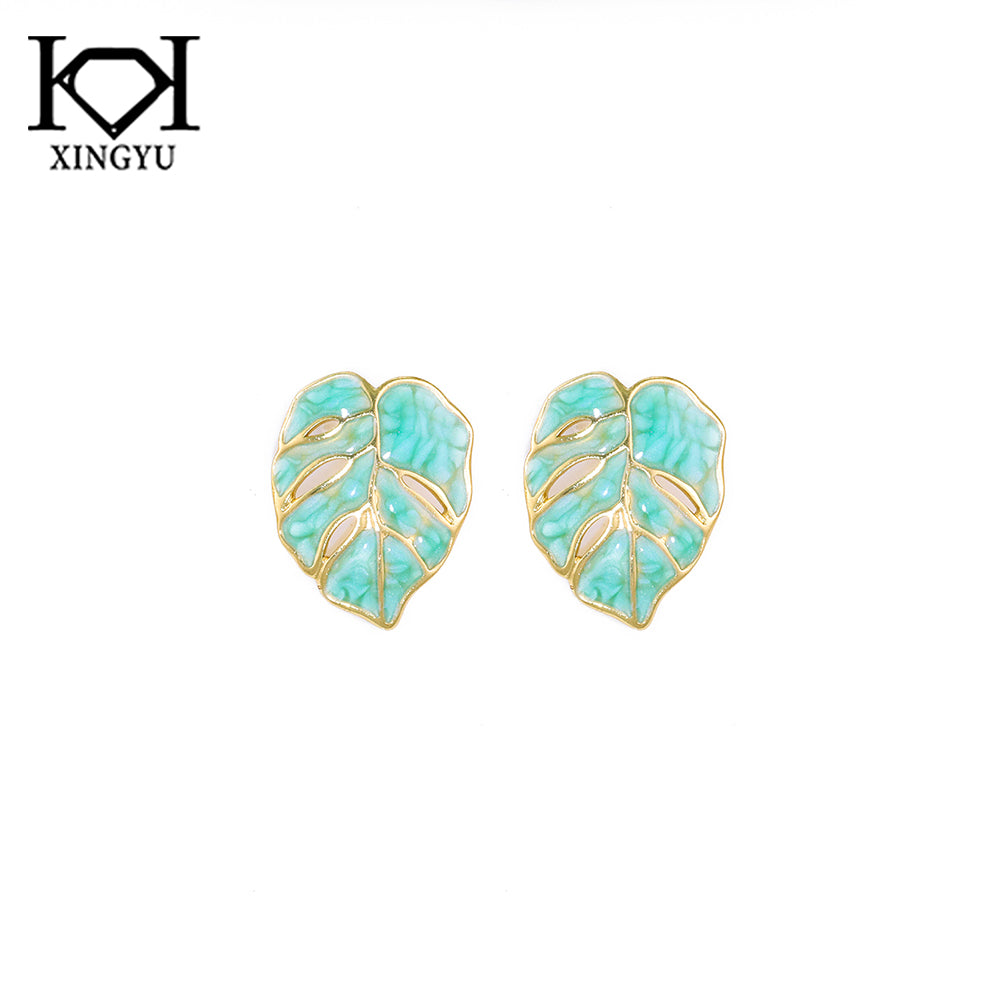Brincos Folhas ECG0071