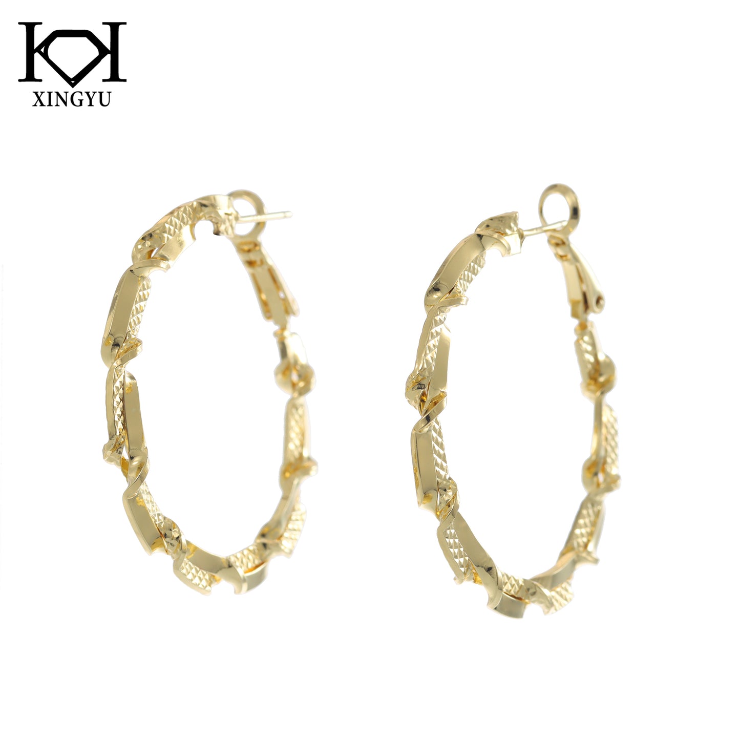 Brincos Argolas Luxo XYE106129