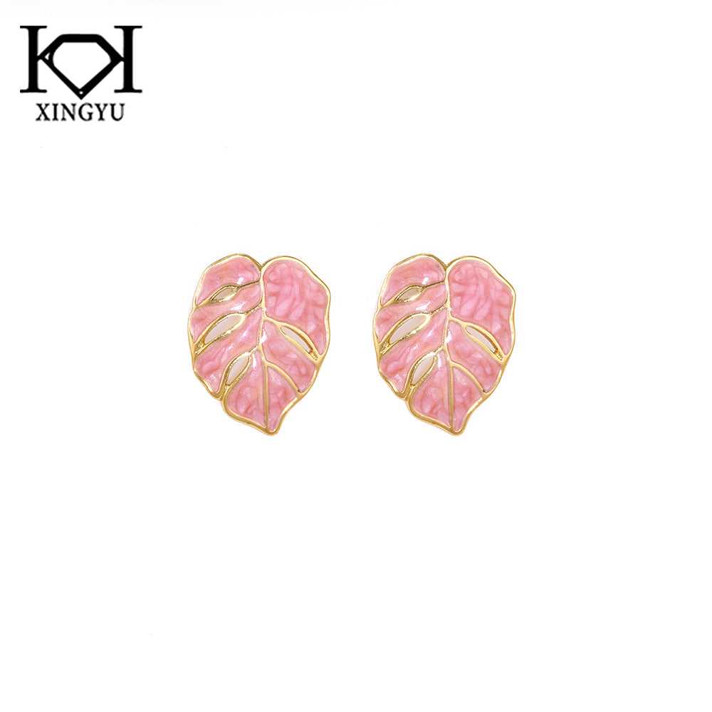 Brincos Folhas ECG0071