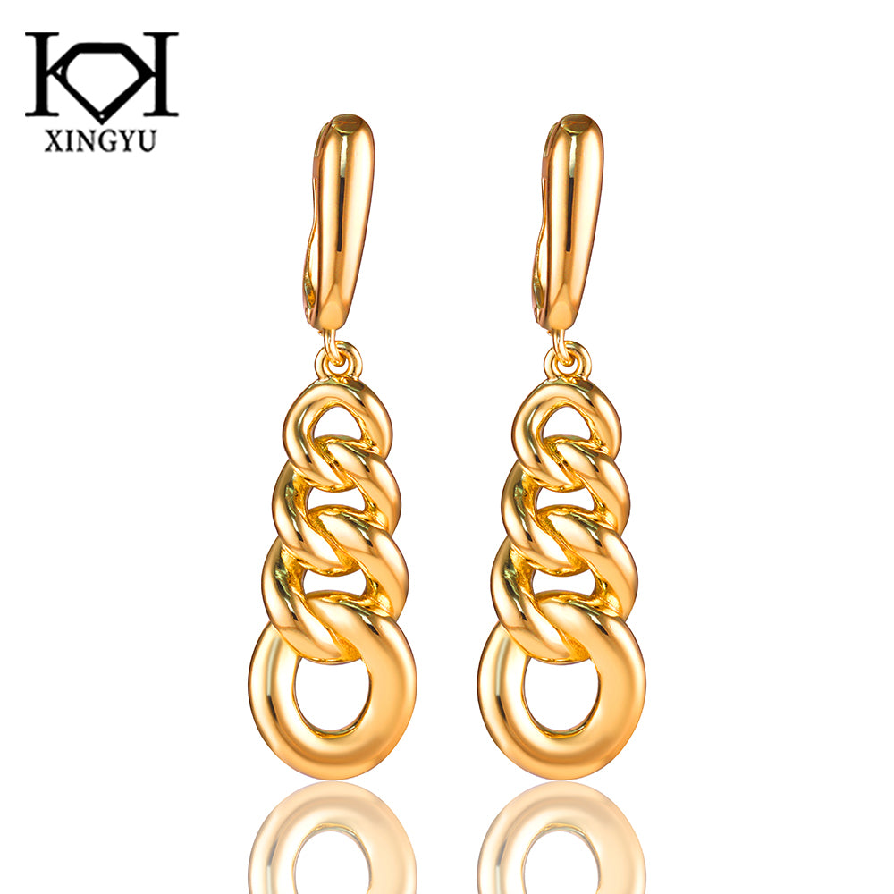 Brincos Elos de Luxo DCG1161