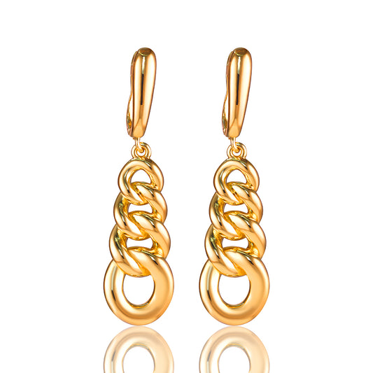 Brincos Elos de Luxo DCG1161