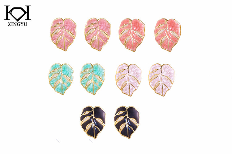 Brincos Folhas ECG0071