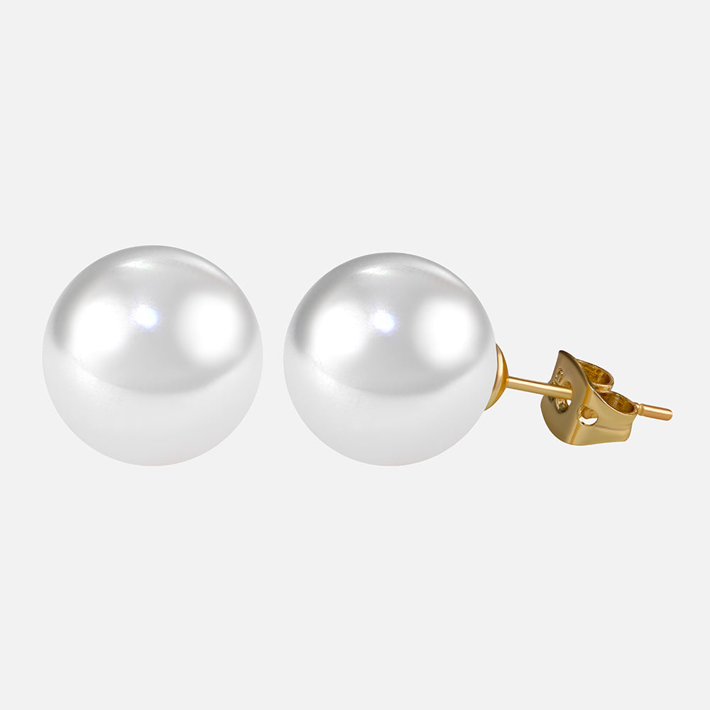 Brinco Perola Shell Solitaria DCG1364