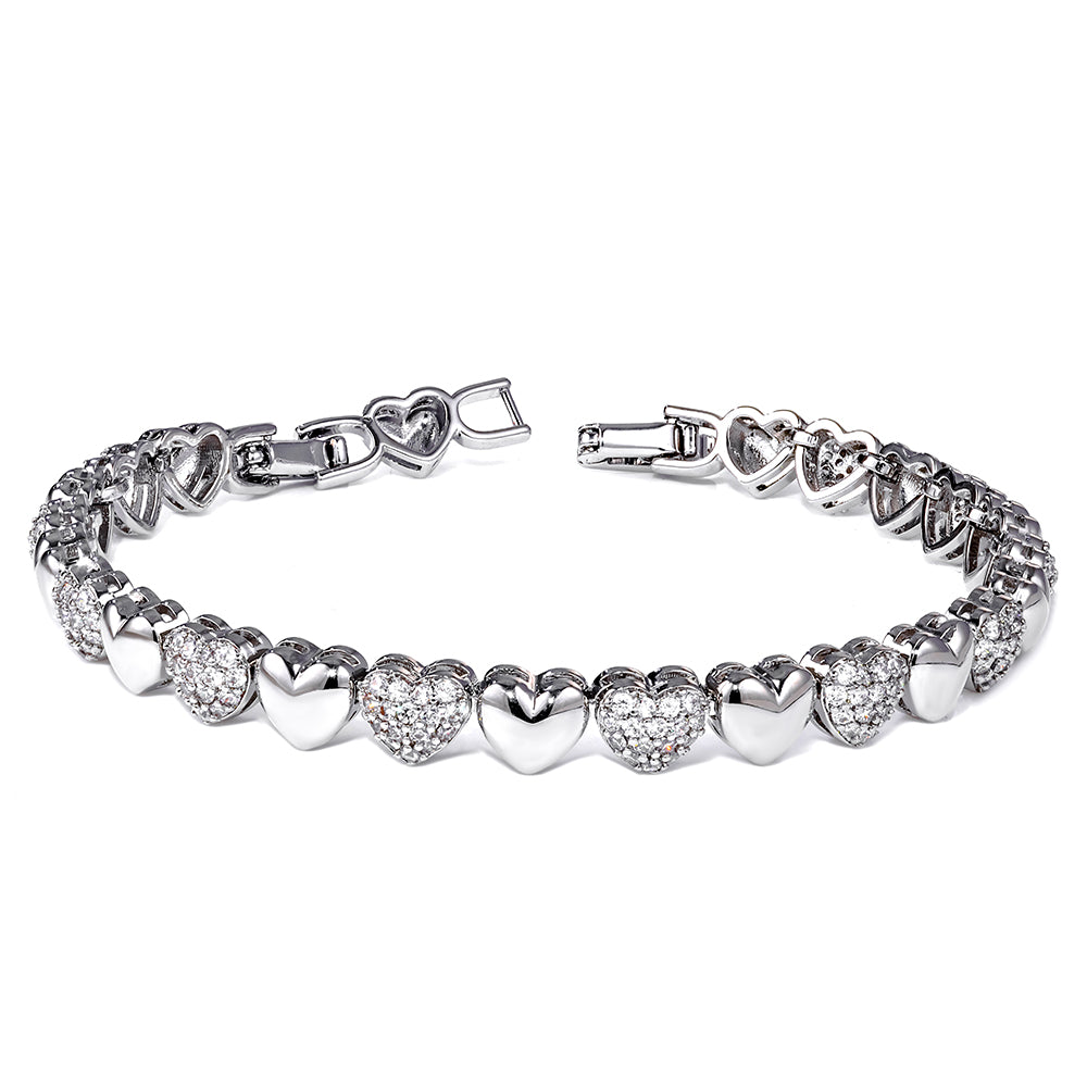 Pulseira Riviera coracoes DCG1325