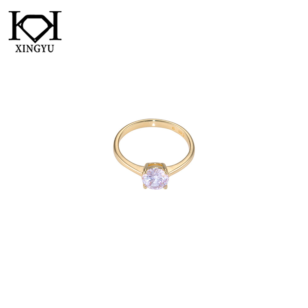 Anel solitario puro luxo DCG0765