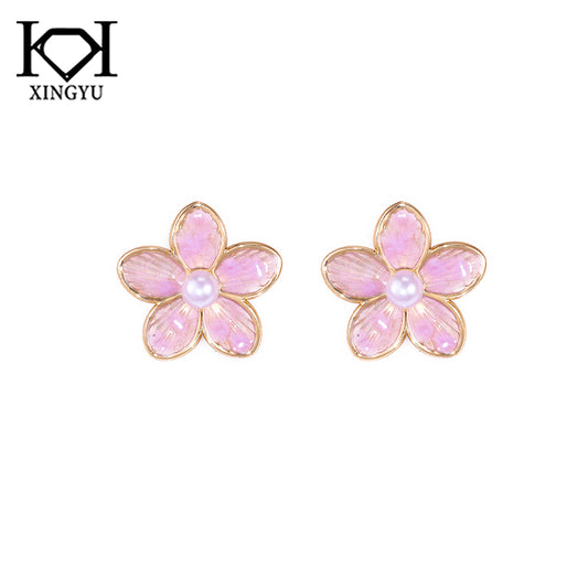 Brincos Flores Coloridas ECG0088