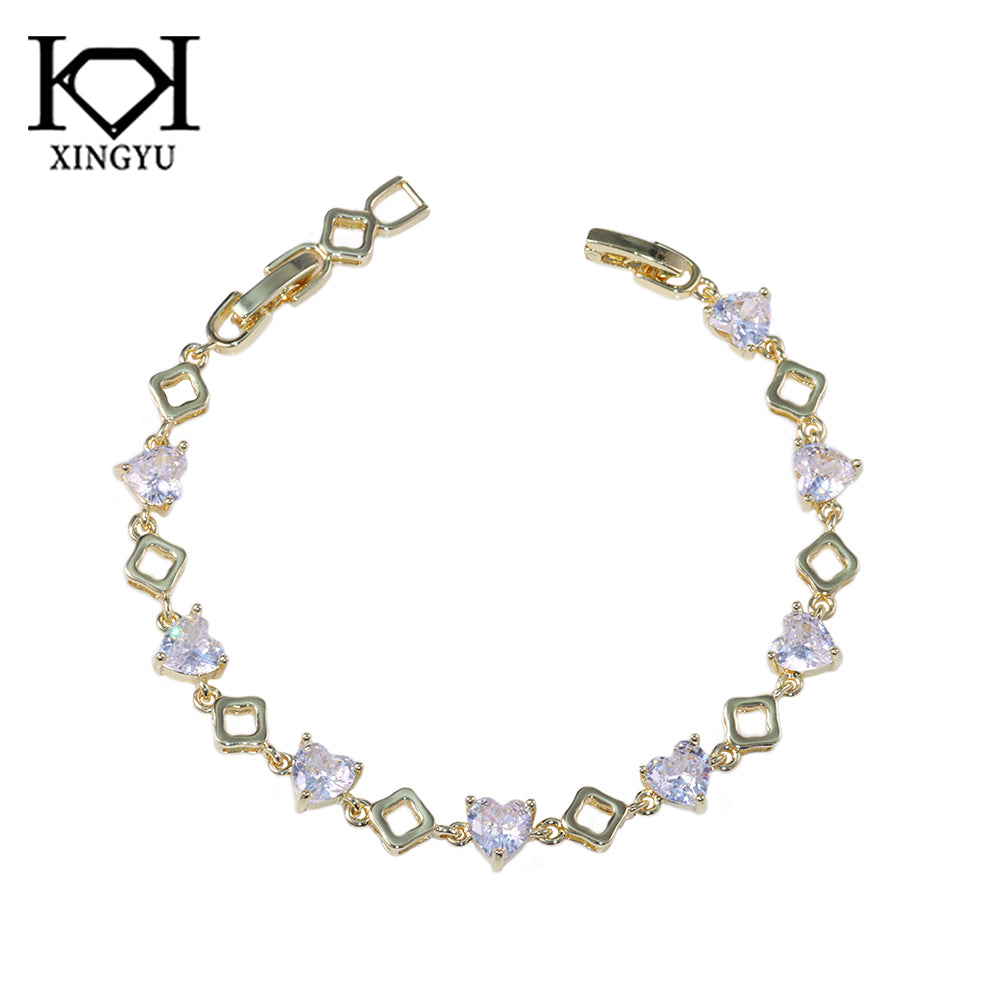 Pulseira Vazada e Cravejada DCG0553