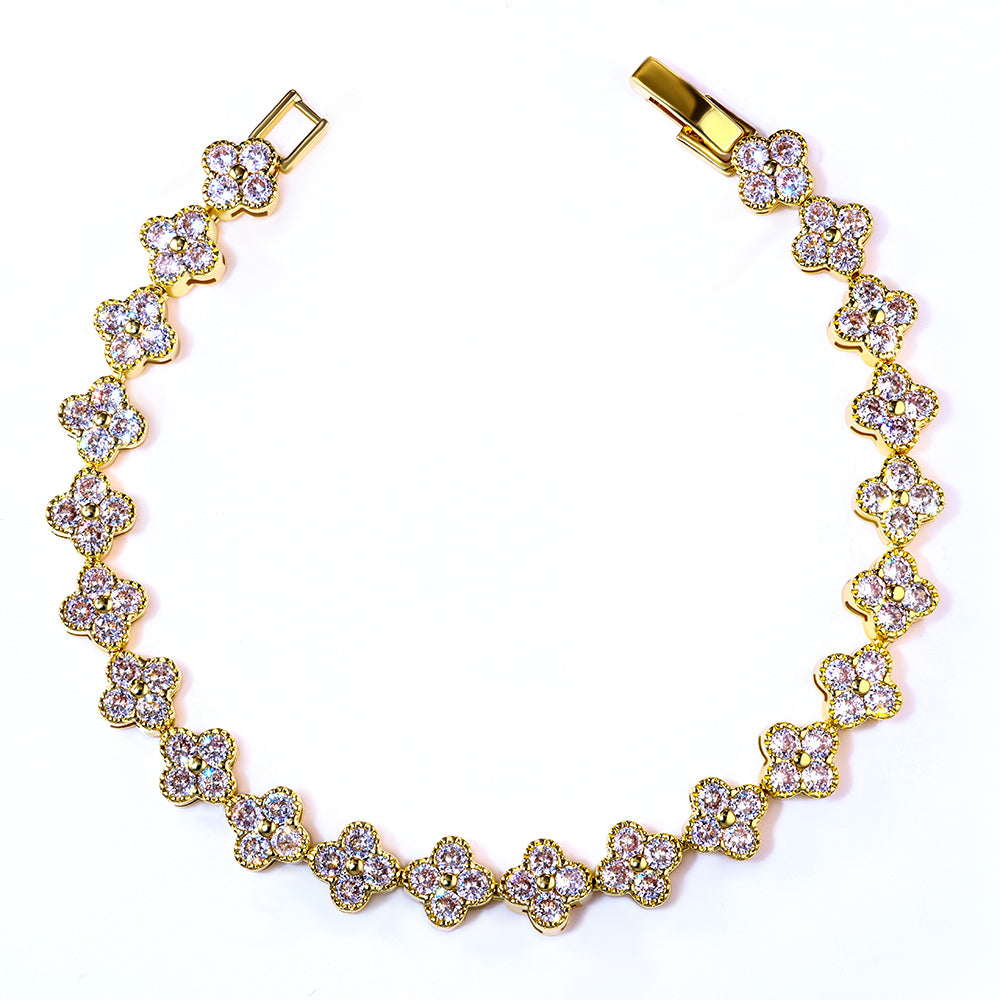 Pulseira Riviera Flowers colors 18 cm DCG0987