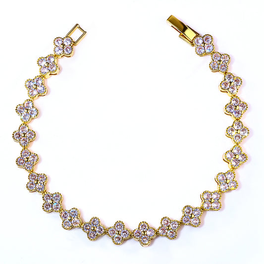 Pulseira Riviera Flowers colors 18 cm DCG0987