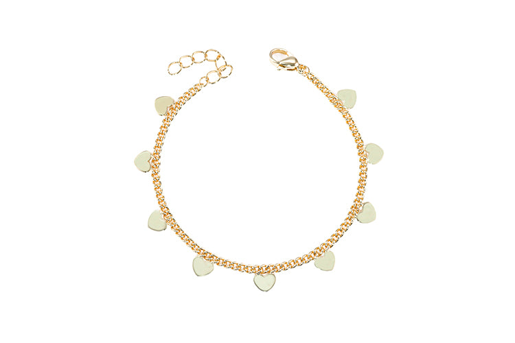 Colar Coracoes lisos DCG0893