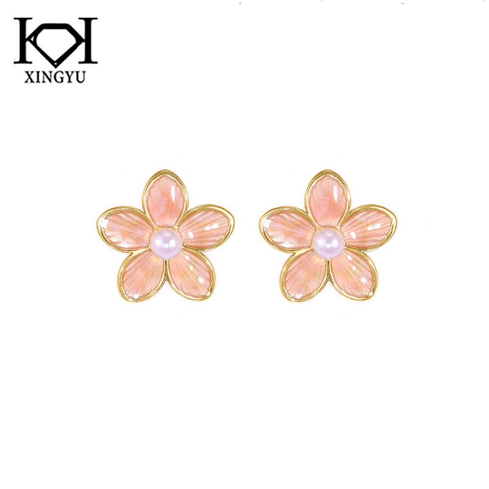 Brincos Flores Coloridas ECG0088