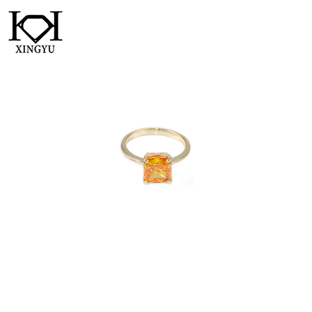 Anel Solitario  Alto Carbono DCG0701