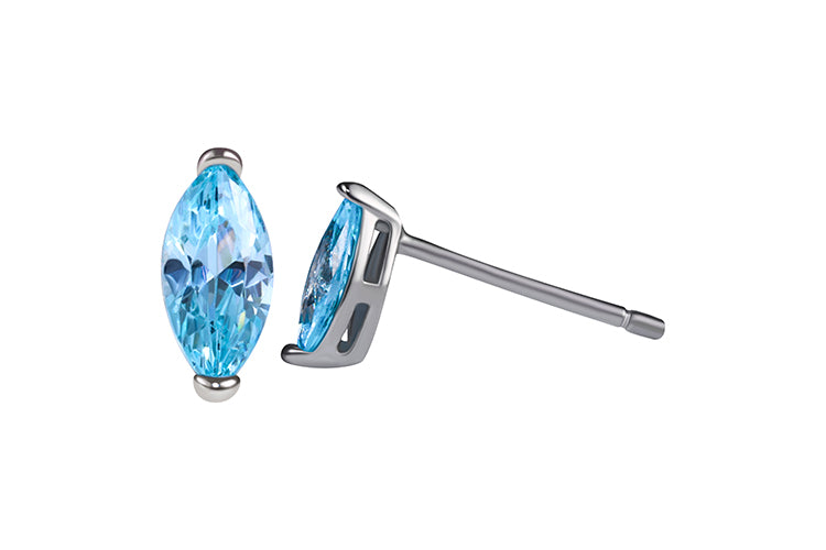 Brinco Aquamarine em Prata 925 ER-MQ3X6