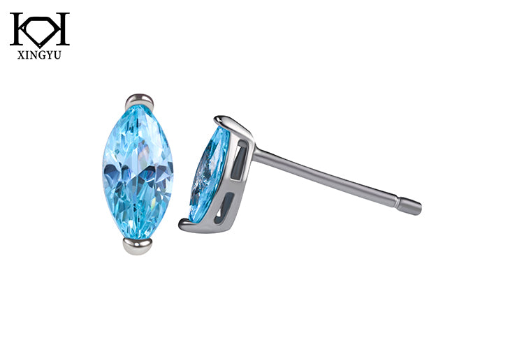 Brinco Aquamarine em Prata 925 ER-MQ3X6