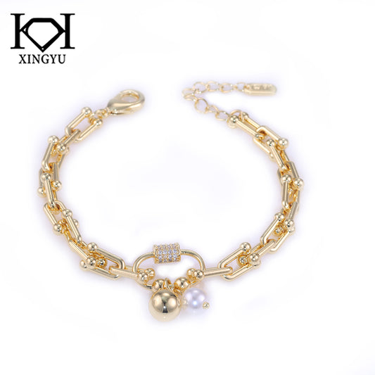 Pulseira Inspiracao Tiffany com pingente DCG0669