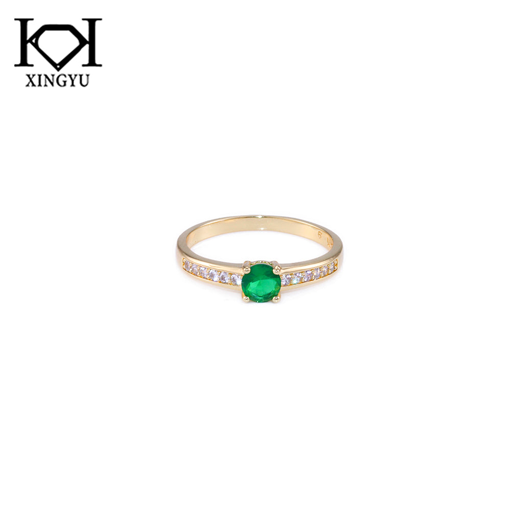 Anel solitario Esmeralda DCG0797