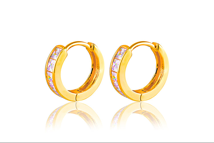Trio Argolinhas Cravacao Navete  DCG1419