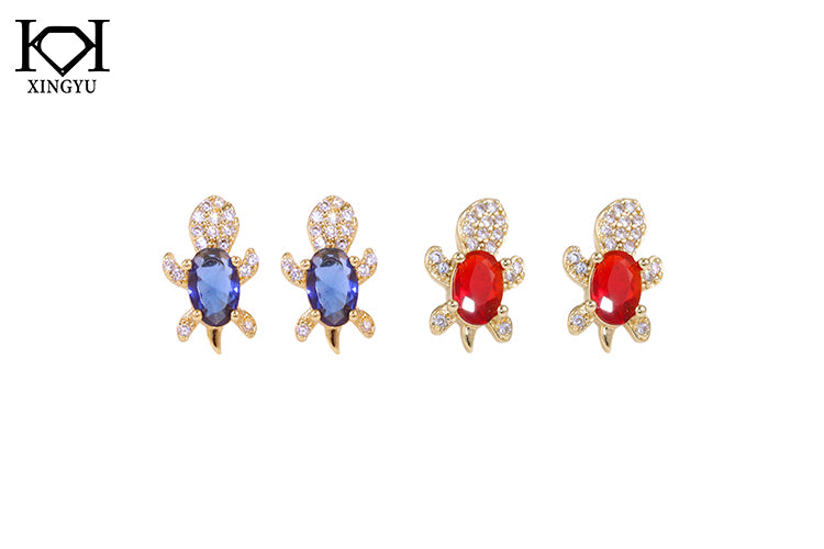 Brinco Tartaruga Cravejada DCG0932