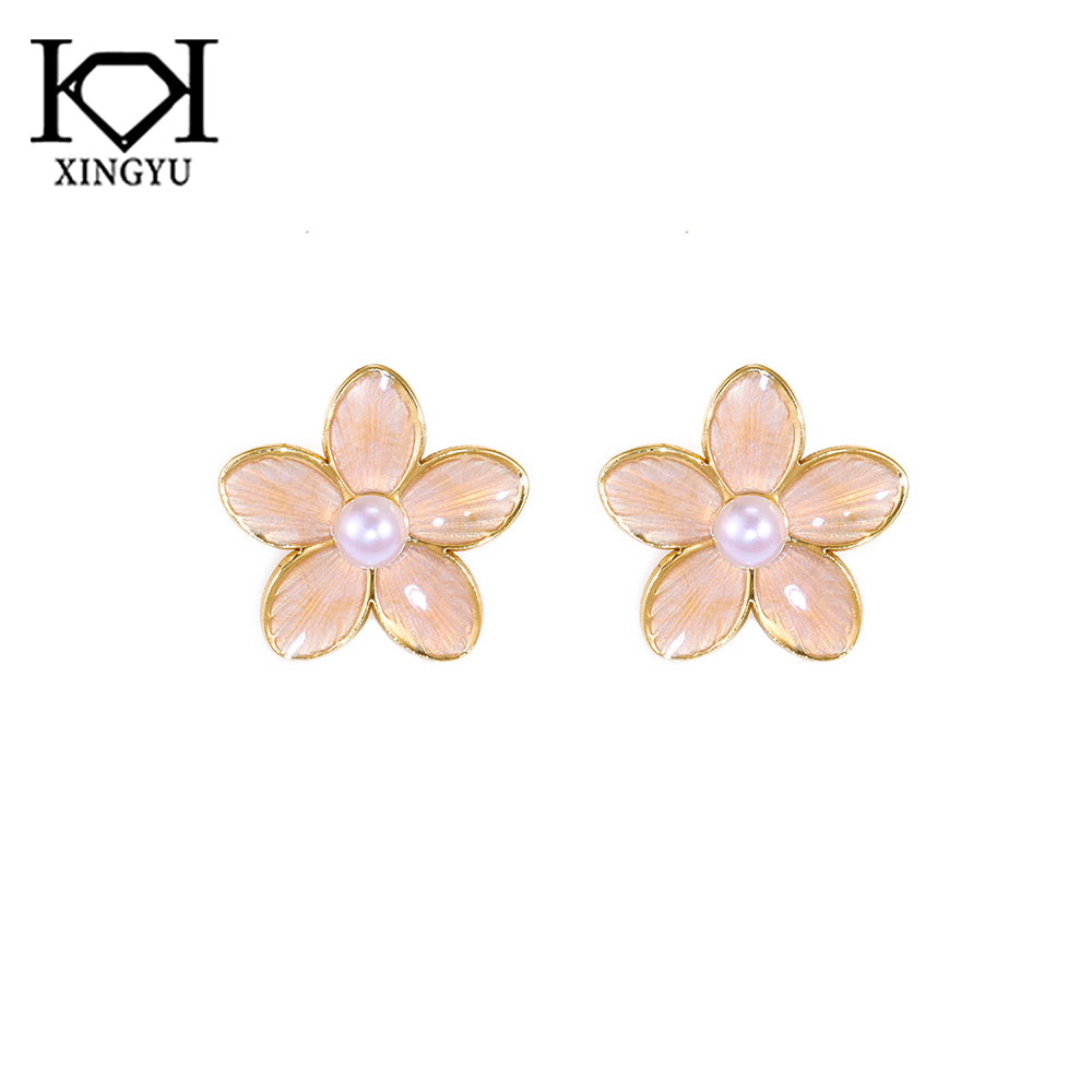 Brincos Flores Coloridas ECG0088